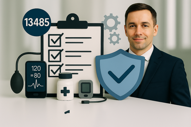 ISO 13485:2016 Medical devices – Quality management systems – Requirements for regulatory purposes. Requirements, application, and auditing.