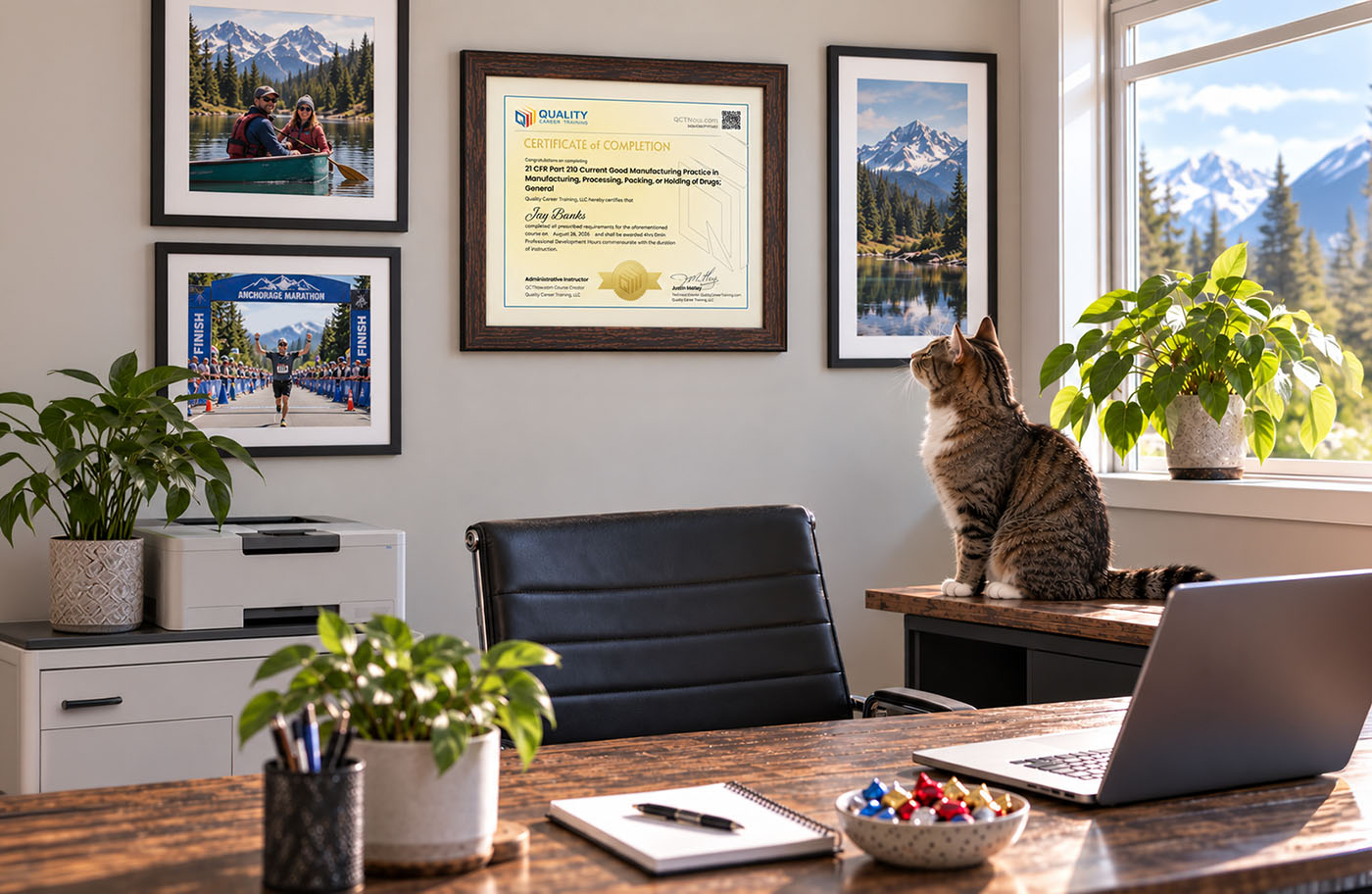 Industry-best training certificates for online training and verification